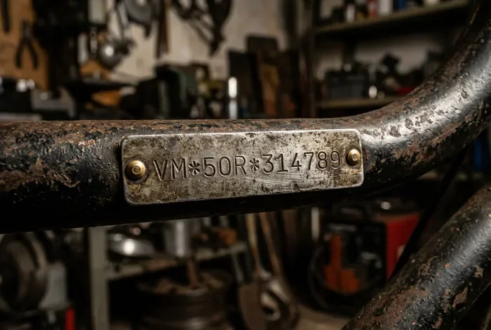 Trouver le numéro d'identification de sa Peugeot 103