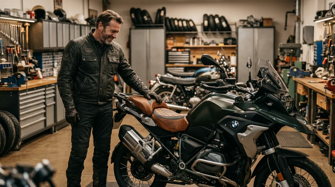 Sellerie moto nerf pudendal : le guide sur-mesure - Névralgie pudendale à moto : 3 règles pour votre selle - Mal au périnée à moto ? Comment adapter sa selle !